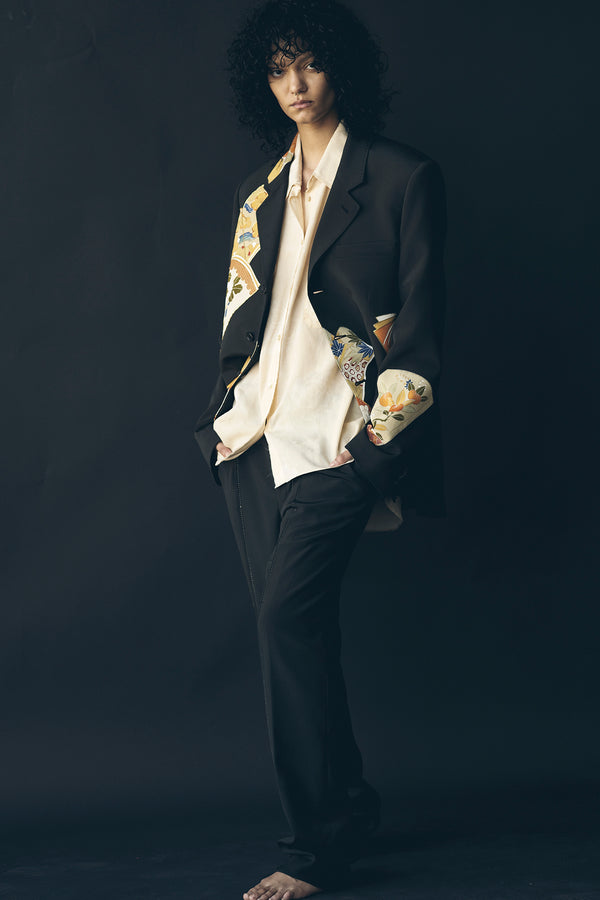 N° 25 hand-stitched kimono trouser - M (Made to order)