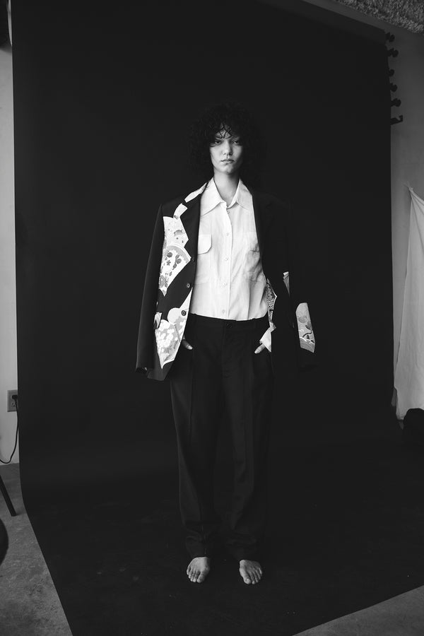 N° 25 hand-stitched kimono trouser - M (Made to order)