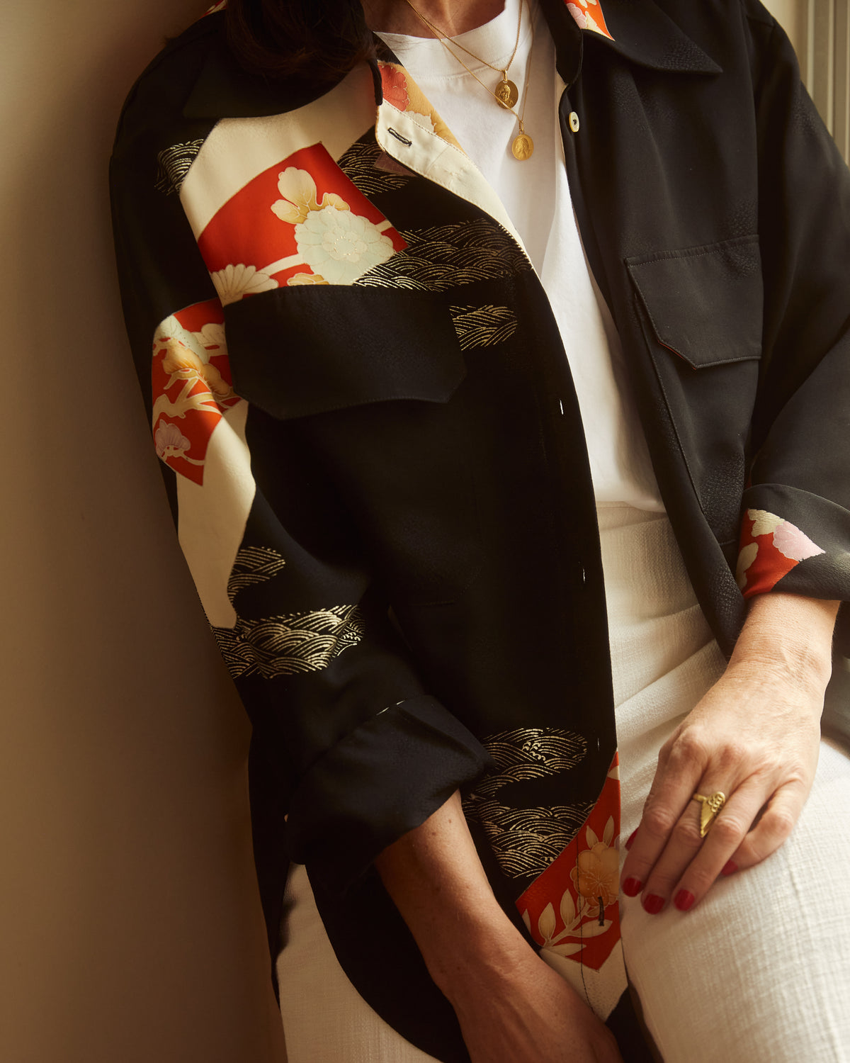 Ceremony kimono shirt