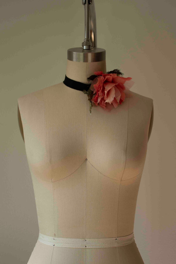 N° 44 crushed bloom choker - akizakura pink - S