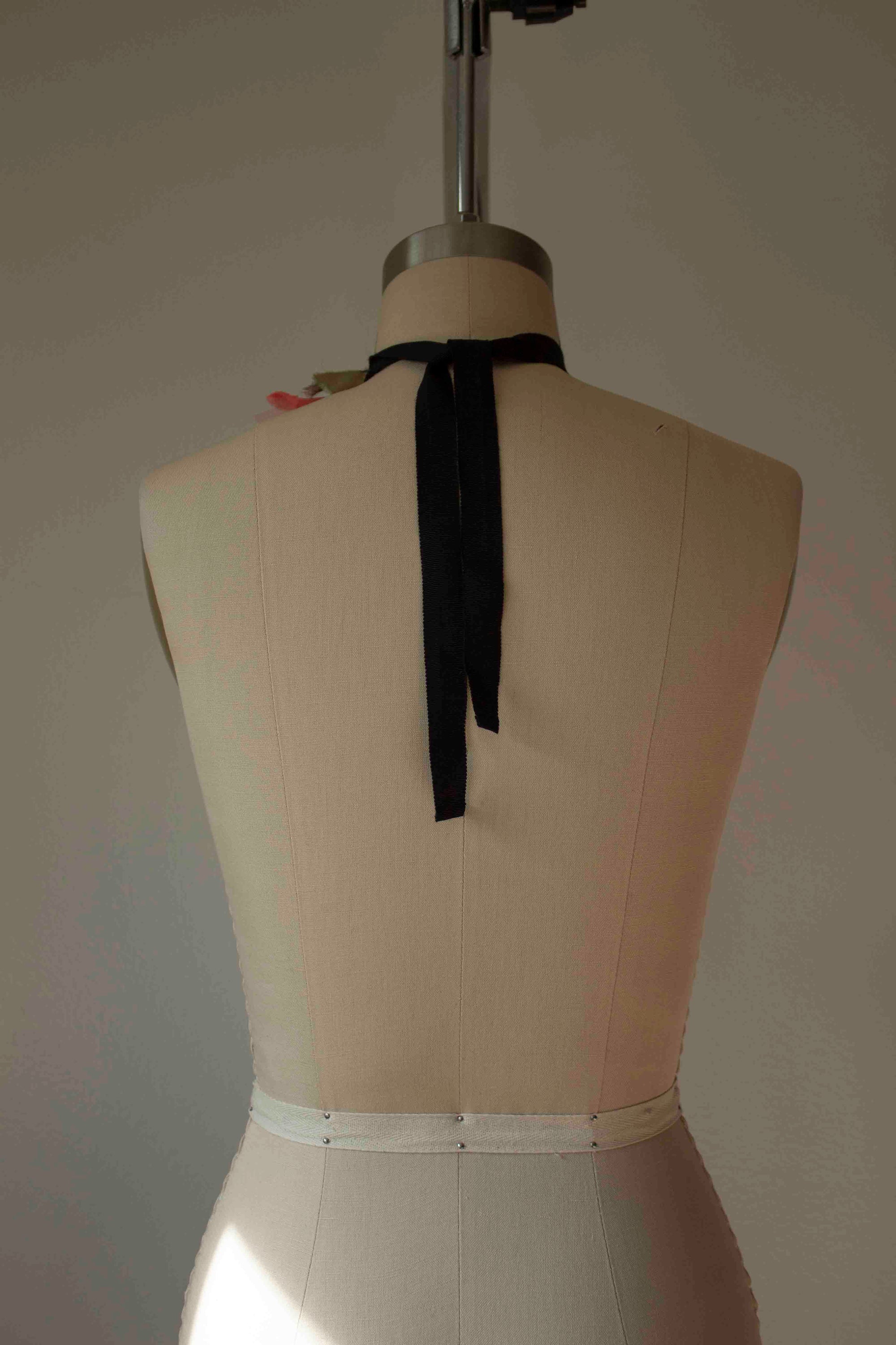 N° 44 crushed bloom choker - akizakura pink - S
