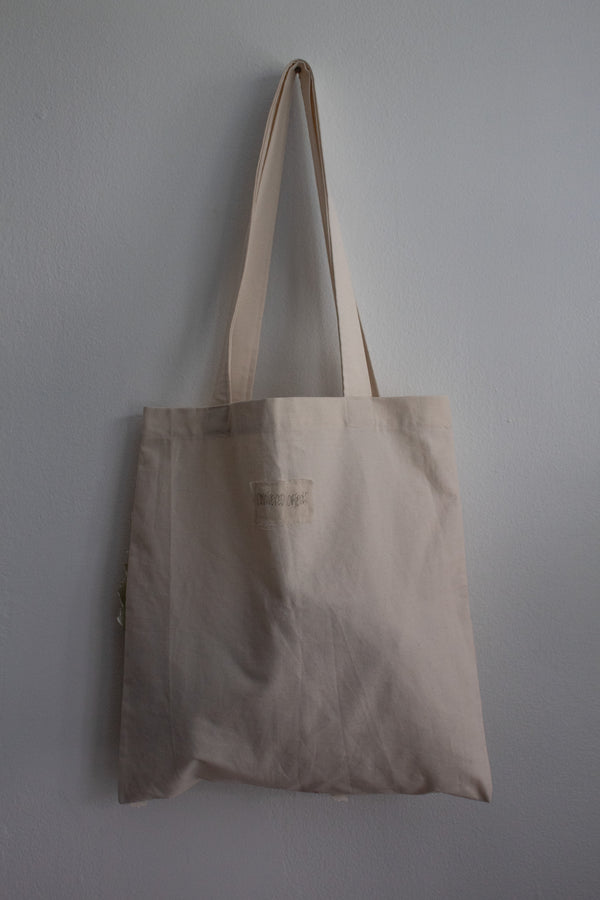 N° 70 dripping crushed blooms tote - suna beige/multi