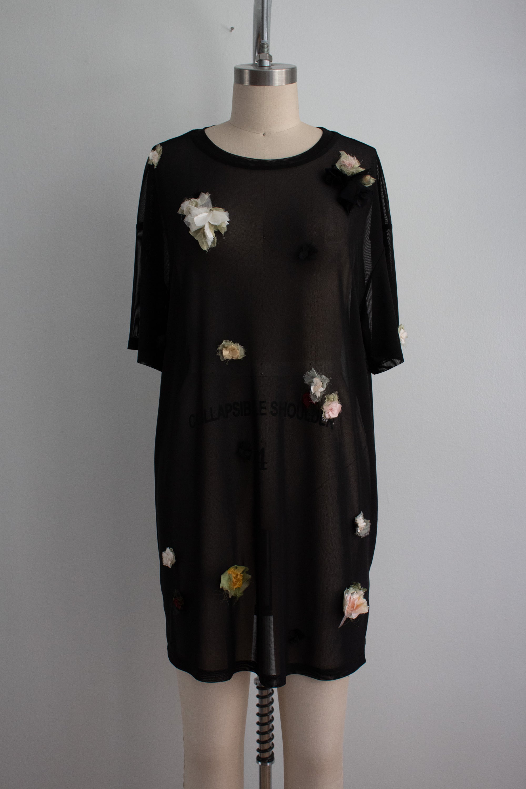 N° 71 crushed blooms dress - multi