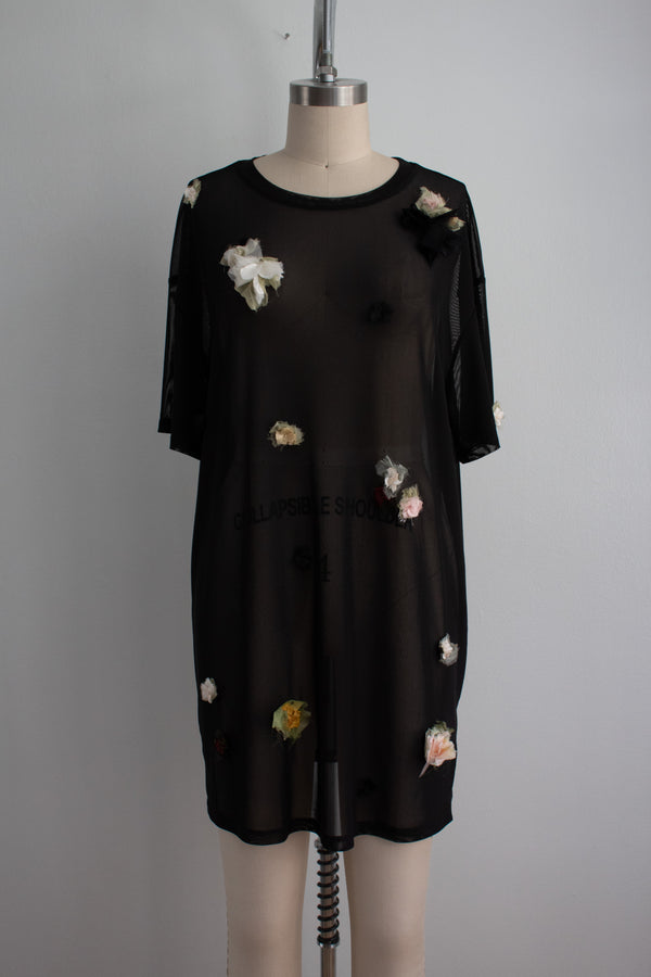 N° 71 crushed blooms dress - multi