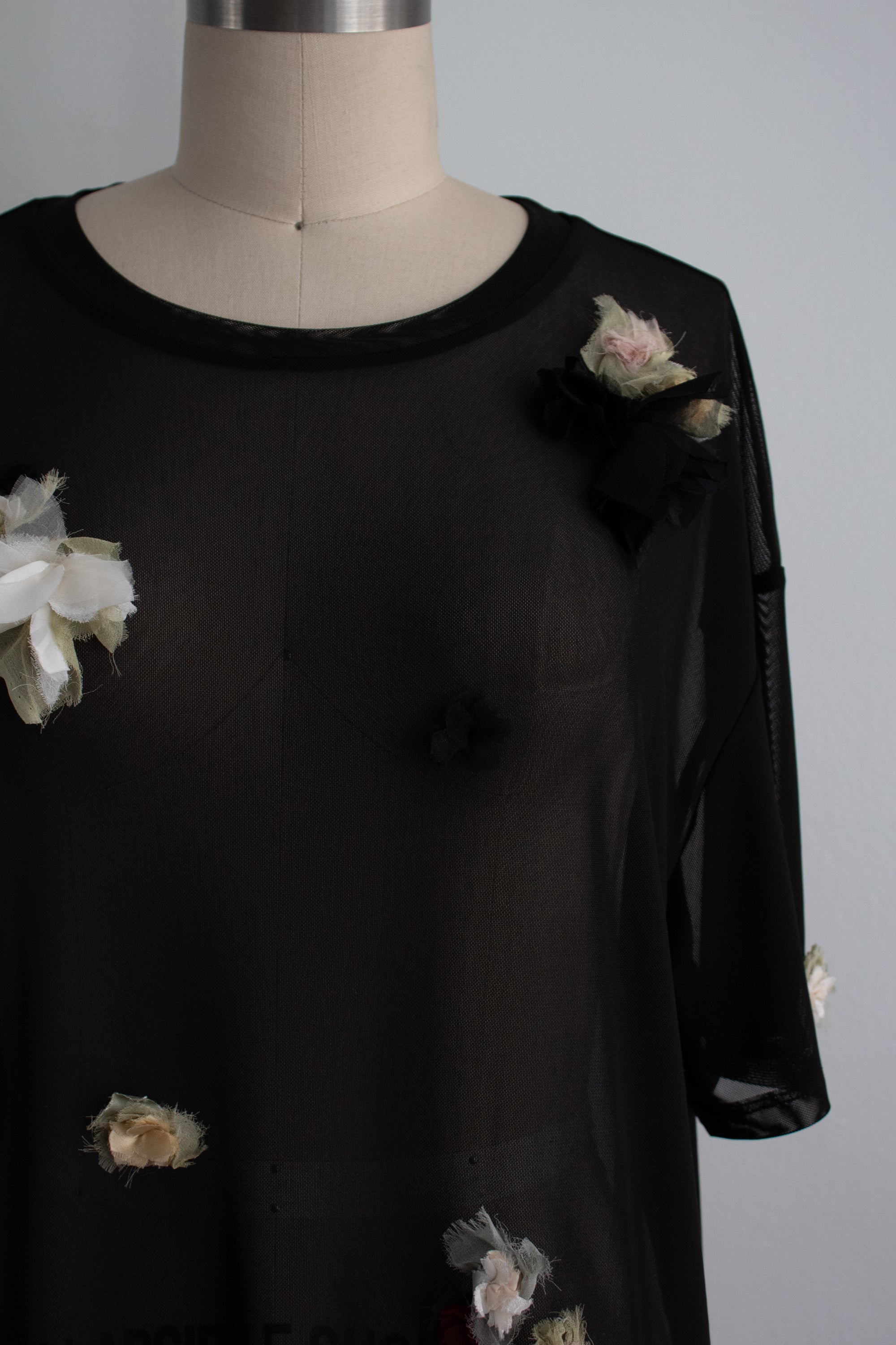 N° 71 crushed blooms dress - multi