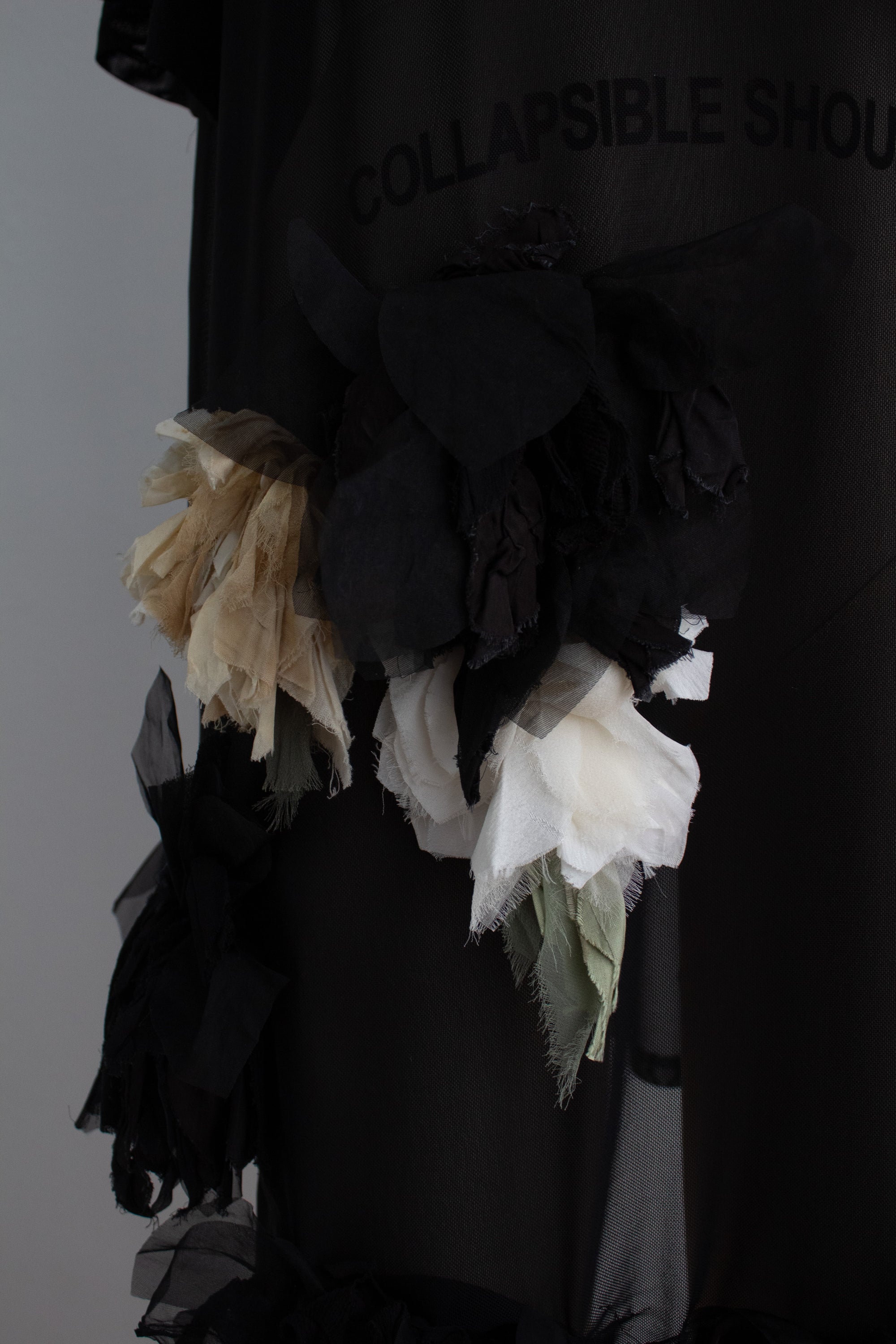 N° 71 crushed blooms dress - usukiro yellow