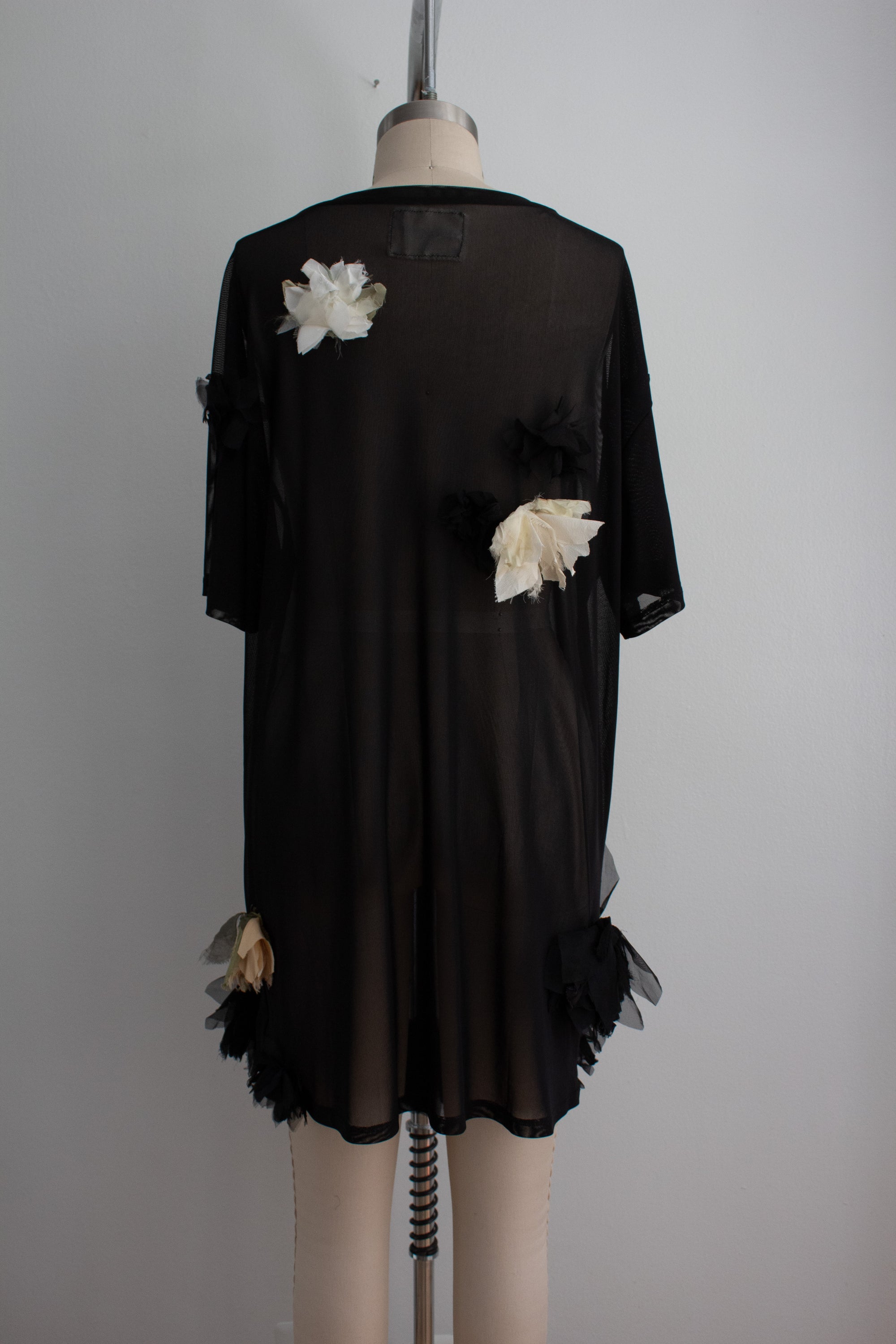 N° 71 crushed blooms dress - usukiro yellow