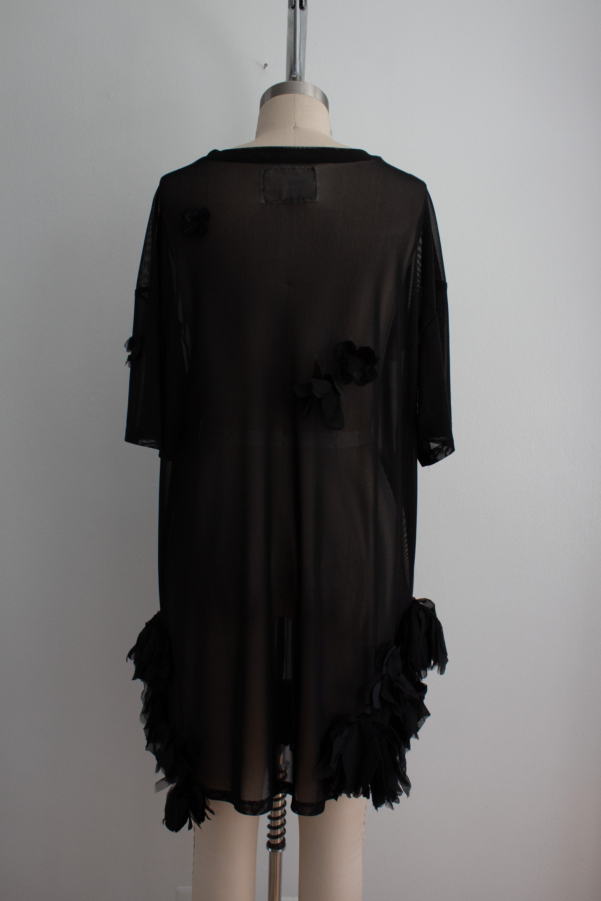 N° 71 crushed blooms dress - sumi black
