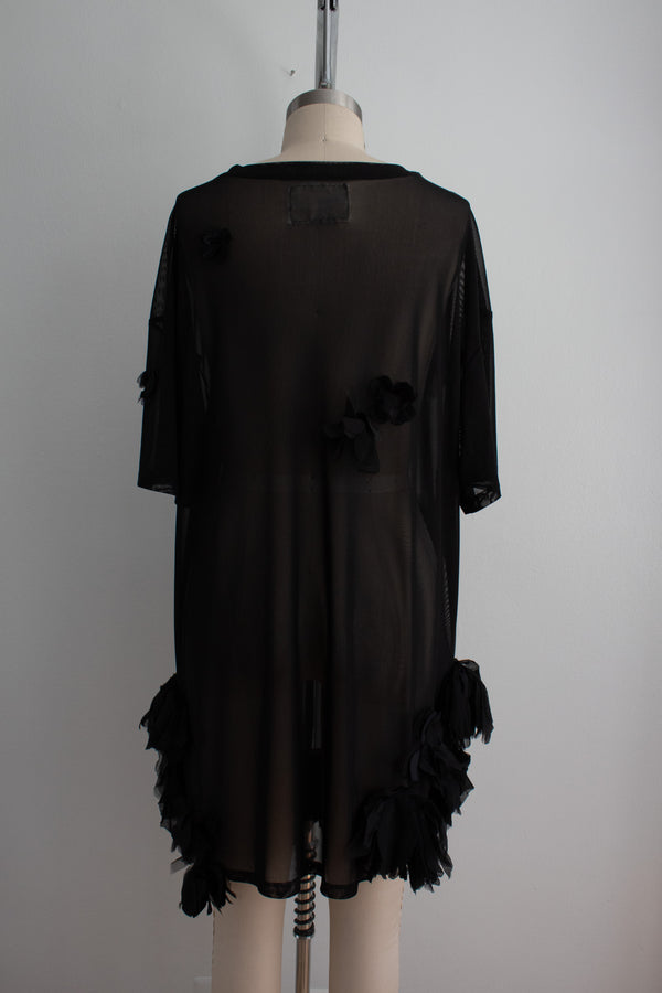 N° 71 crushed blooms dress - sumi black