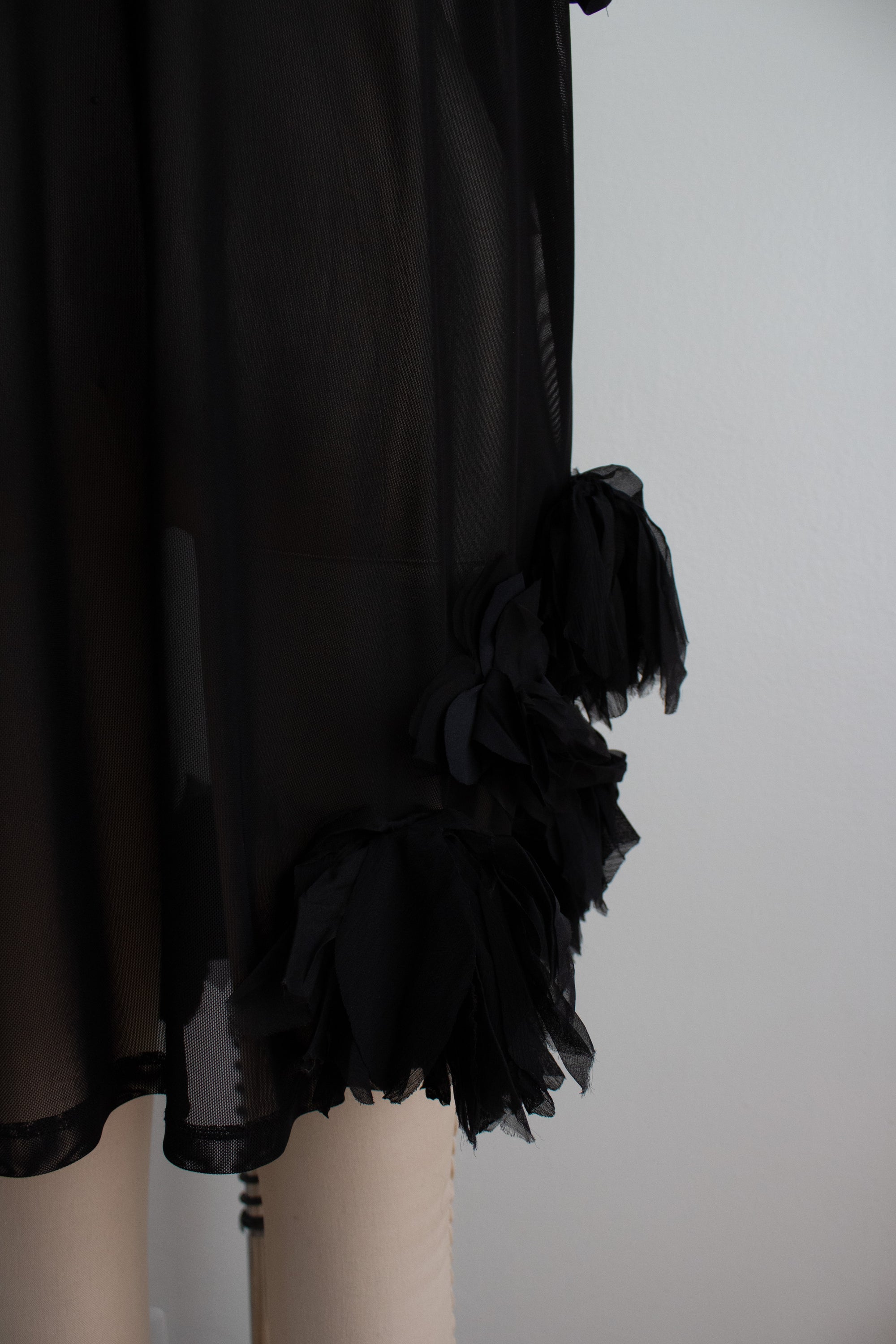N° 71 crushed blooms dress - sumi black