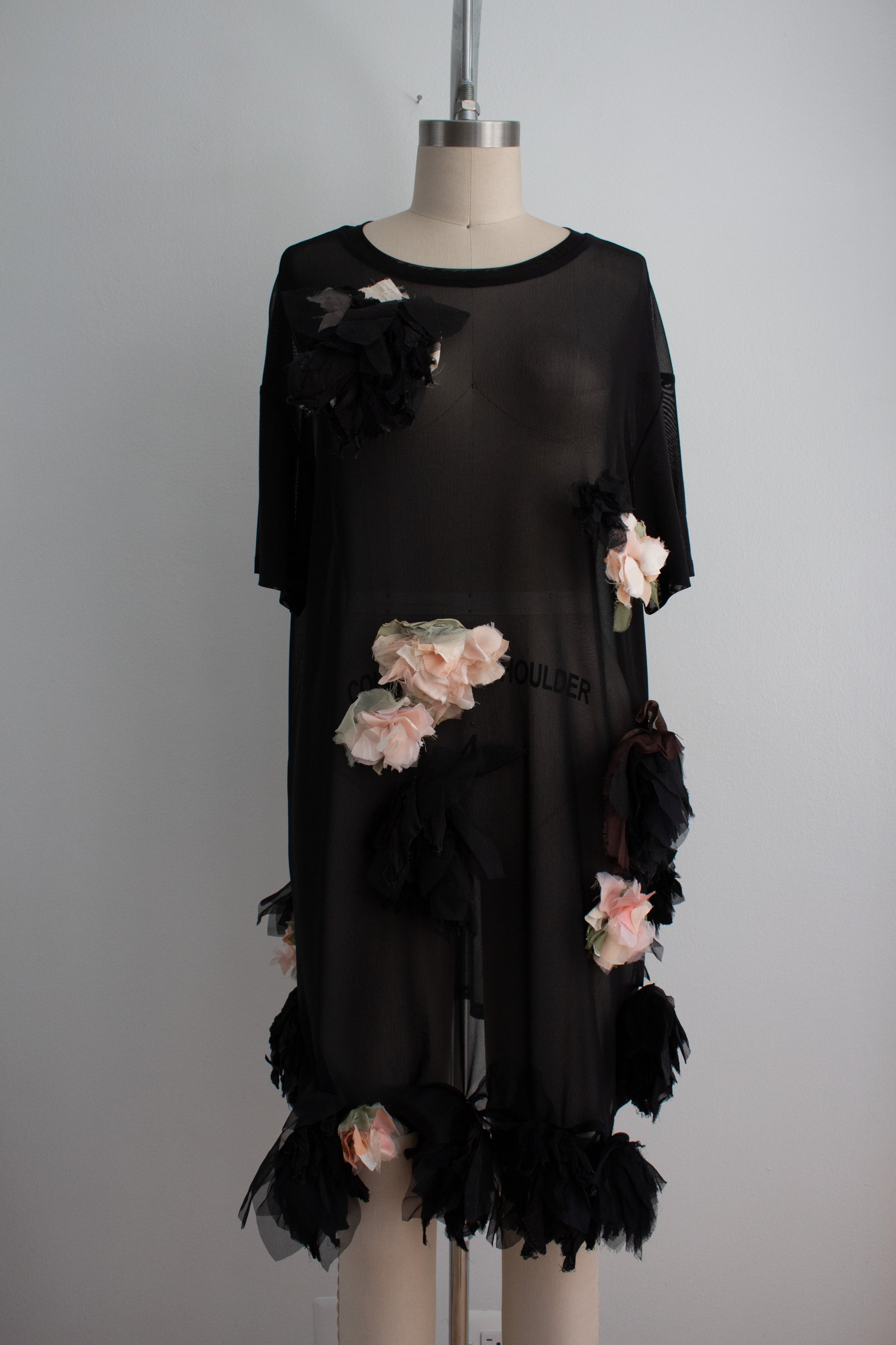 N° 71 crushed blooms dress - ame pink