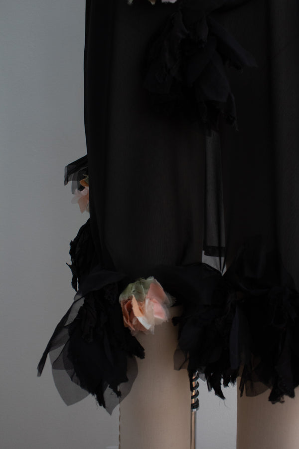 N° 71 crushed blooms dress - ame pink