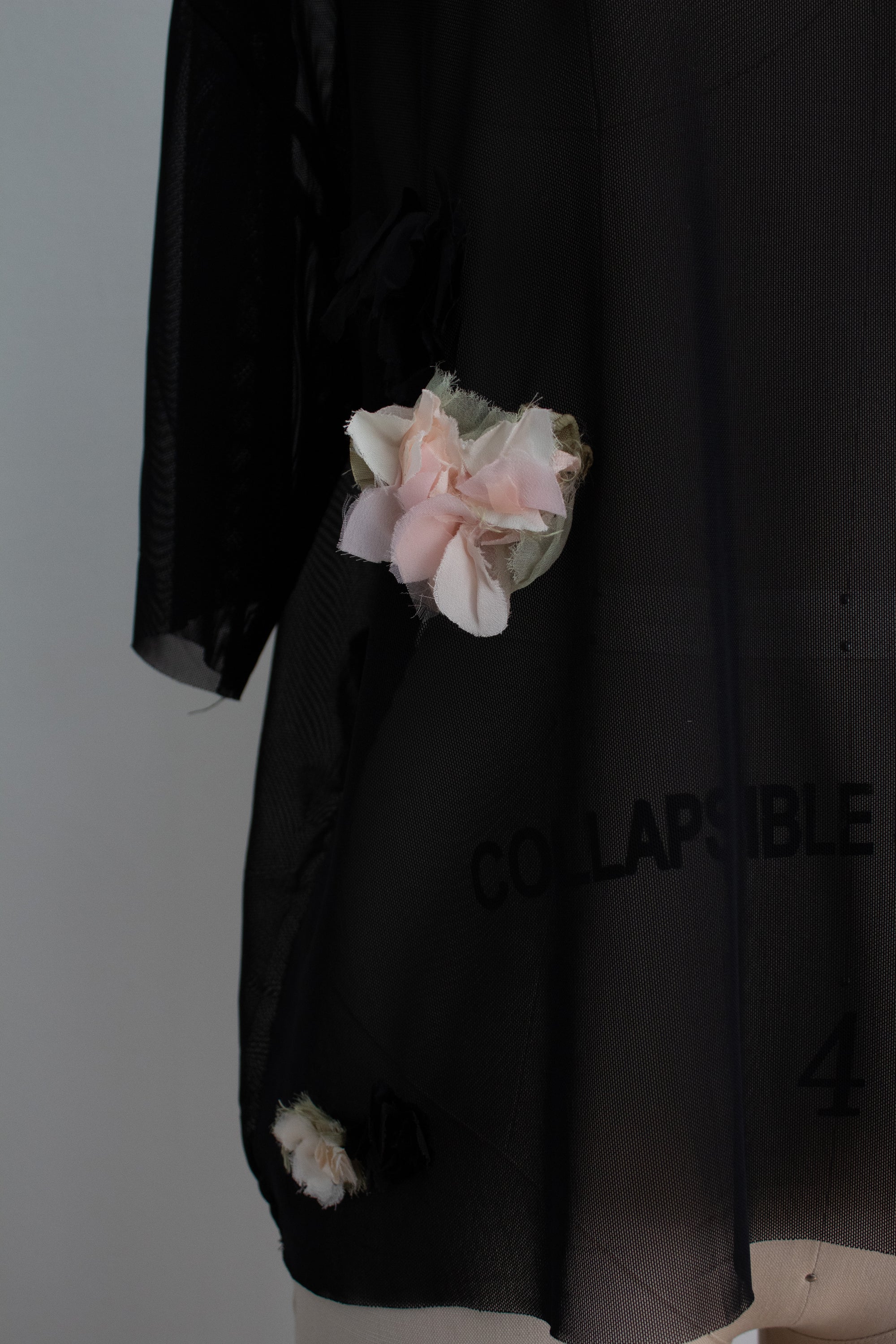 N° 94 crushed blooms oversized top - ame pink