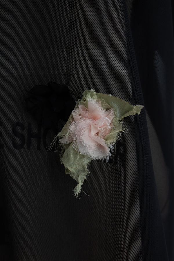 N° 94 crushed blooms oversized top - ame pink