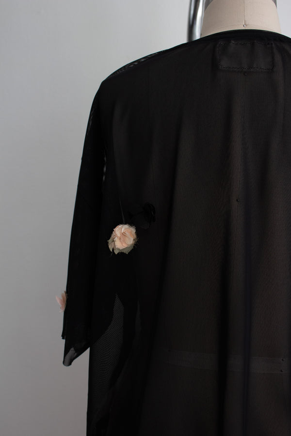 N° 94 crushed blooms oversized top - ame pink