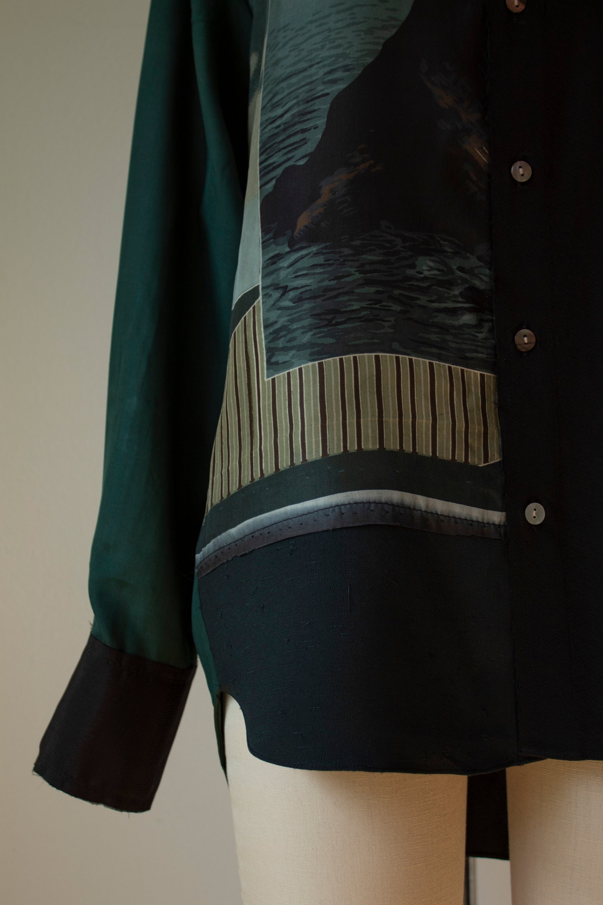 N° 101 midori haori kimono shirt 2 - S