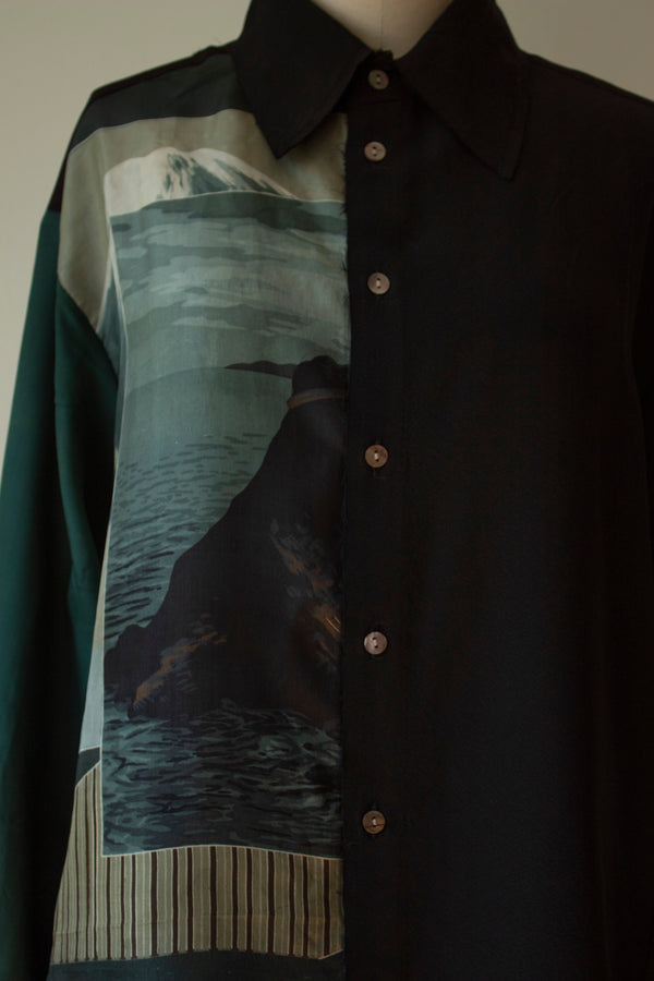 N° 101 midori haori kimono shirt 2 - S