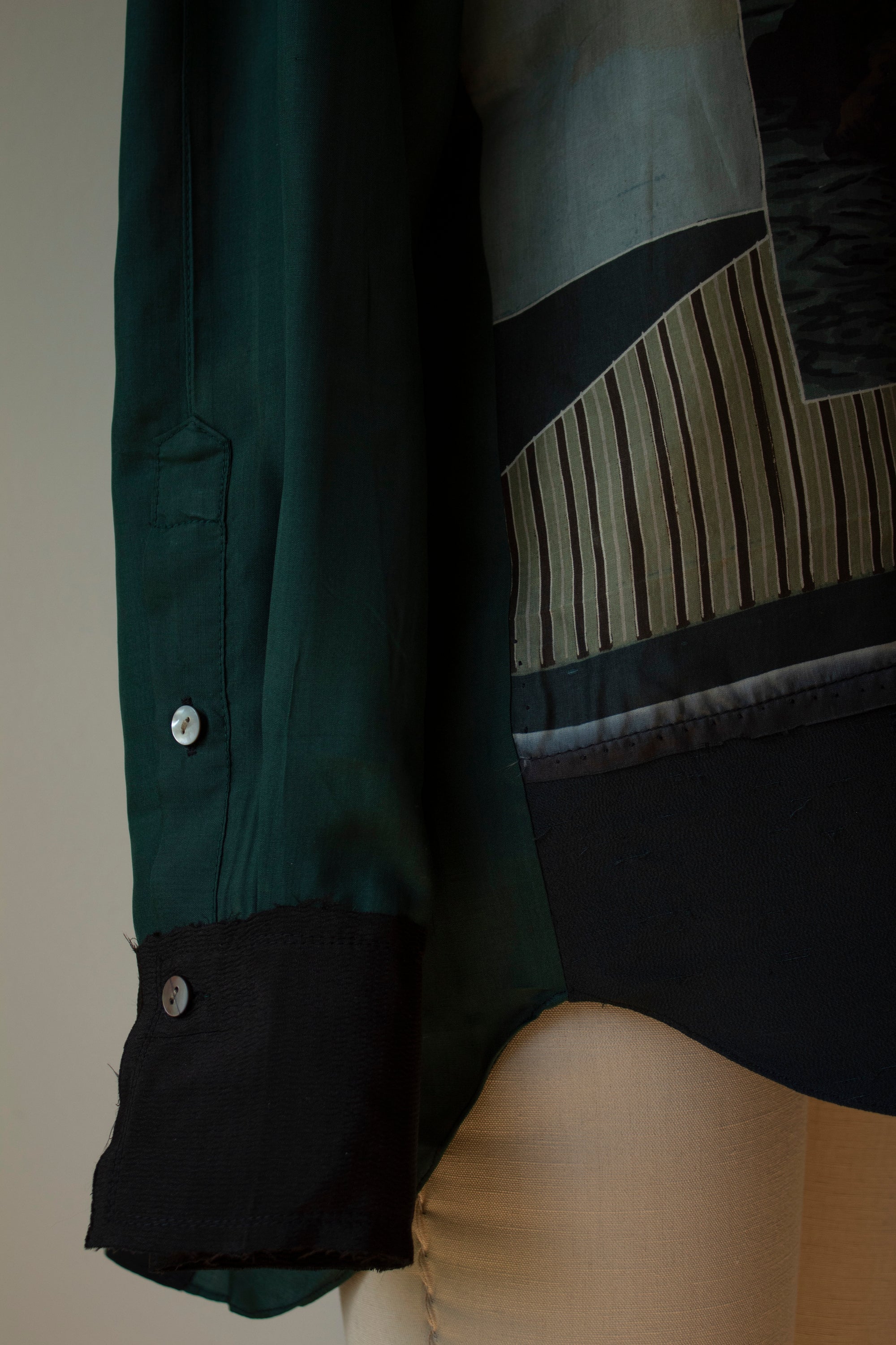 N° 101 midori haori kimono shirt 2 - S