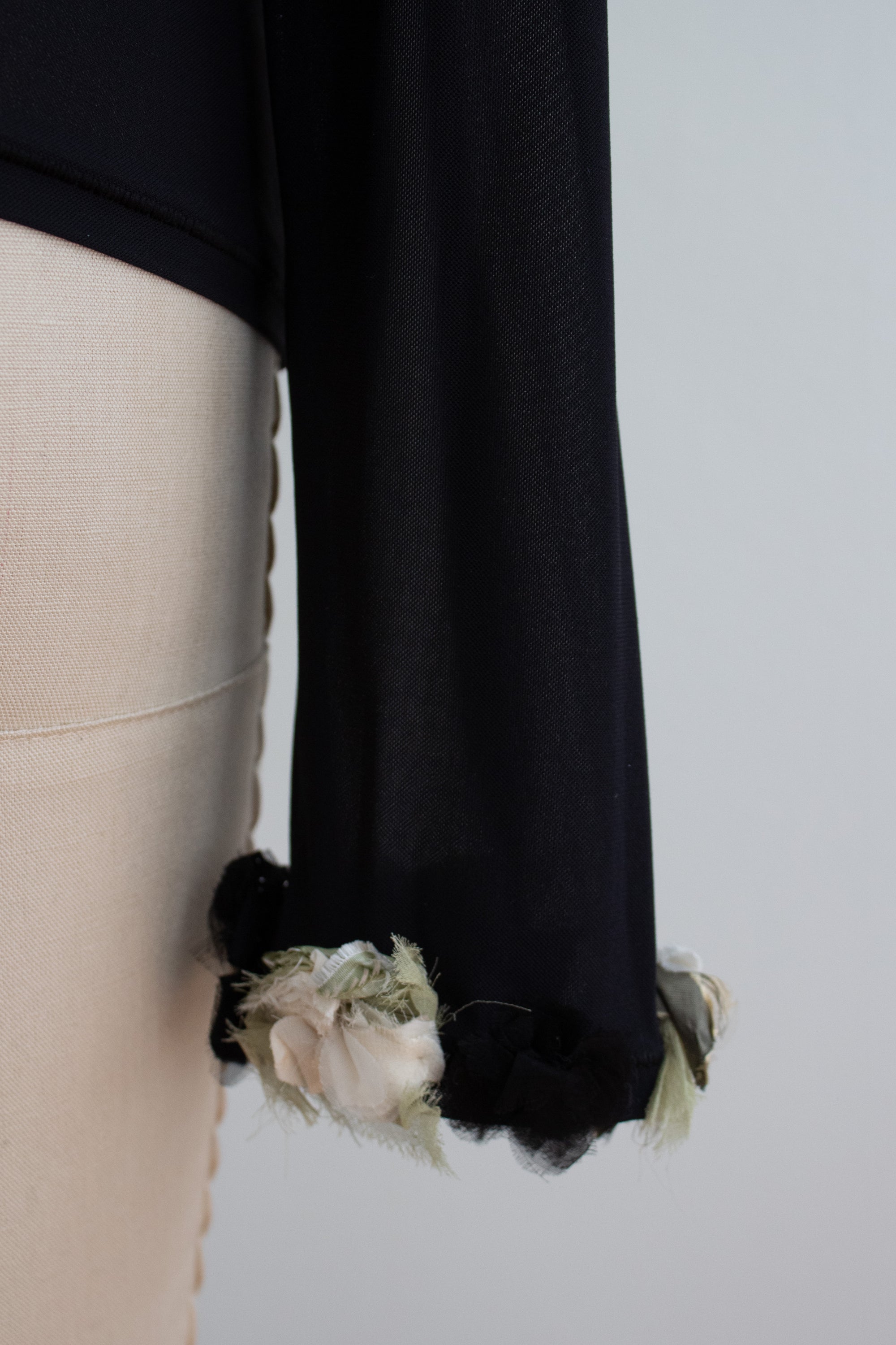 N° 72 flower arrangement fitted long sleeve - ame pink