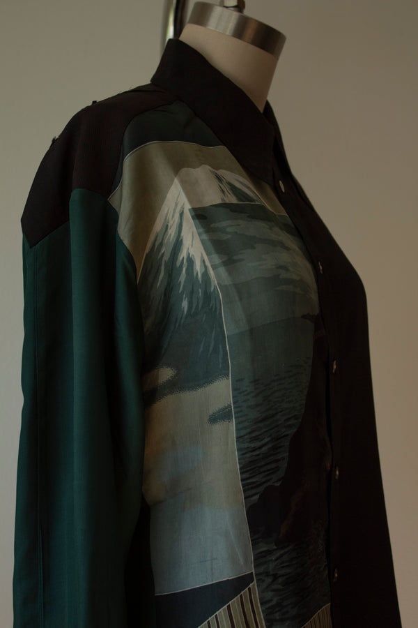 N° 101 midori haori kimono shirt 2 - S