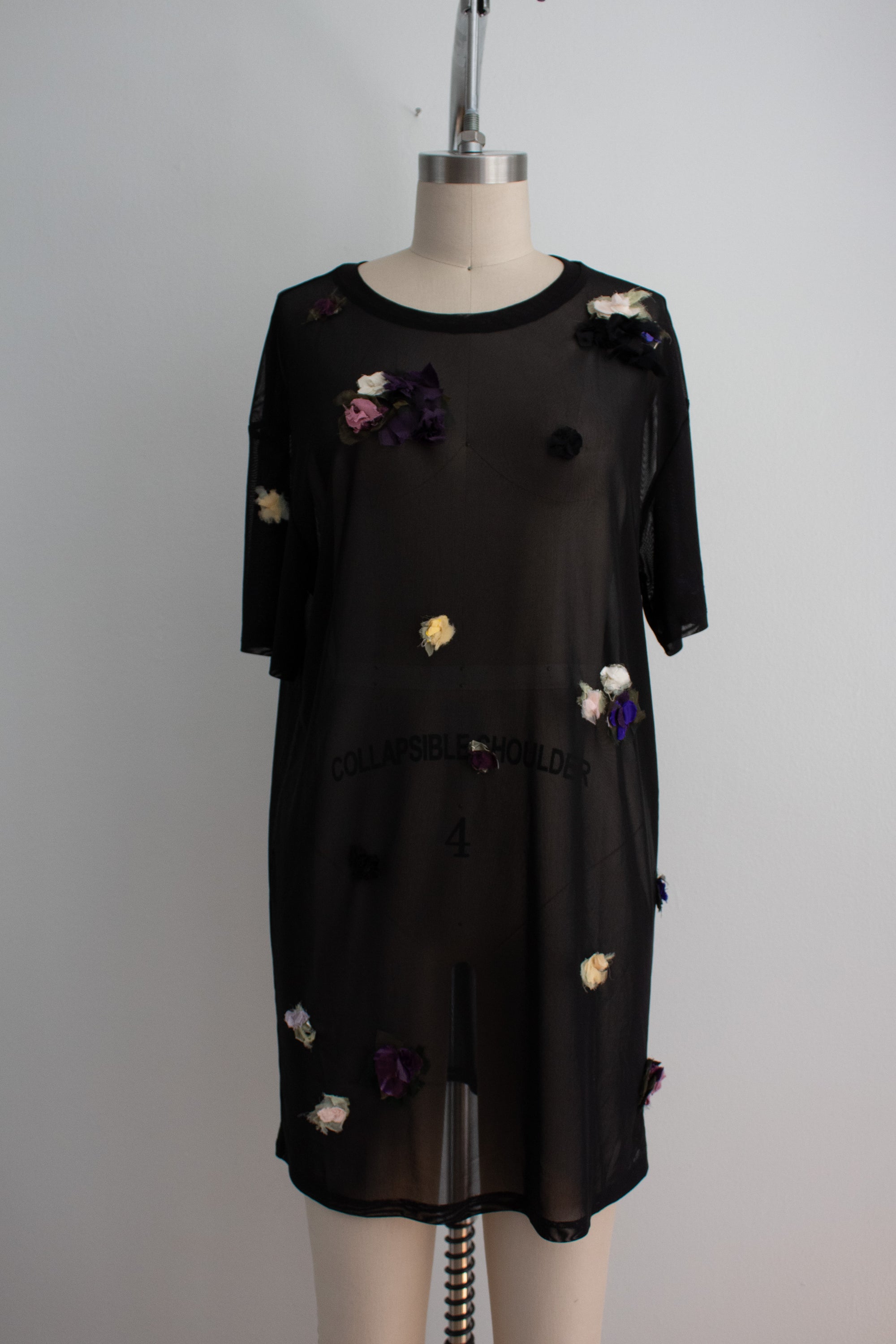 N° 71 crushed blooms dress - multi