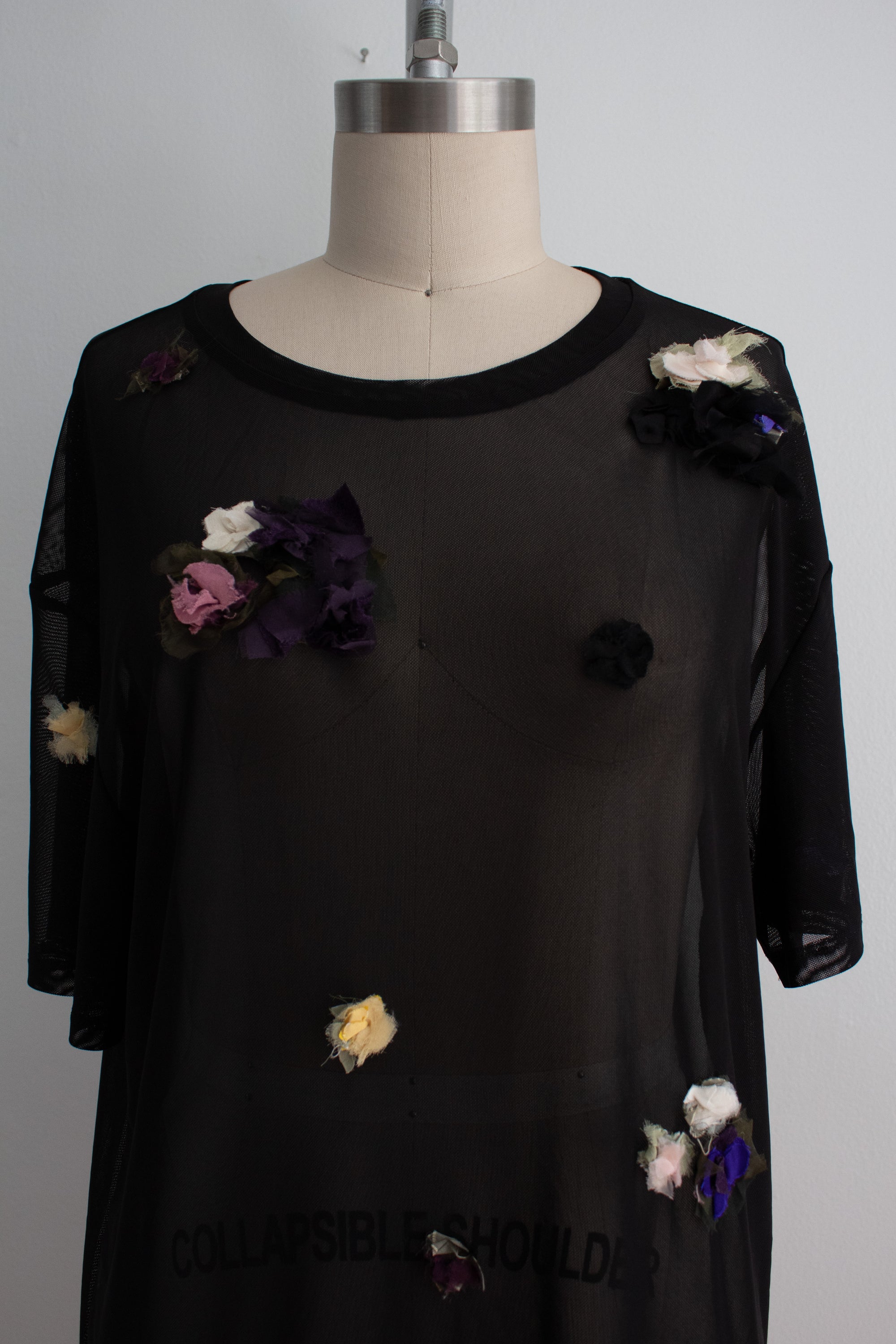 N° 71 crushed blooms dress - multi