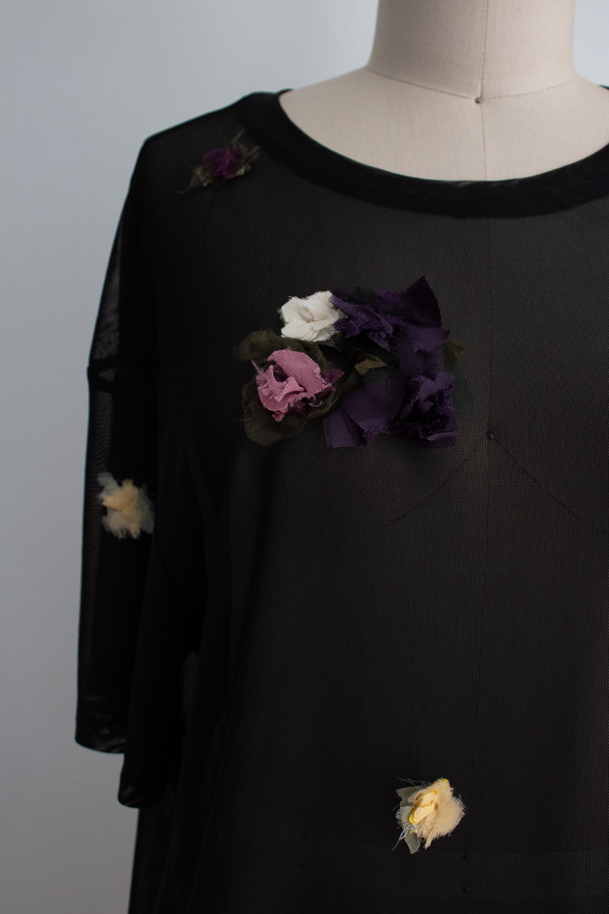 N° 71 crushed blooms dress - multi