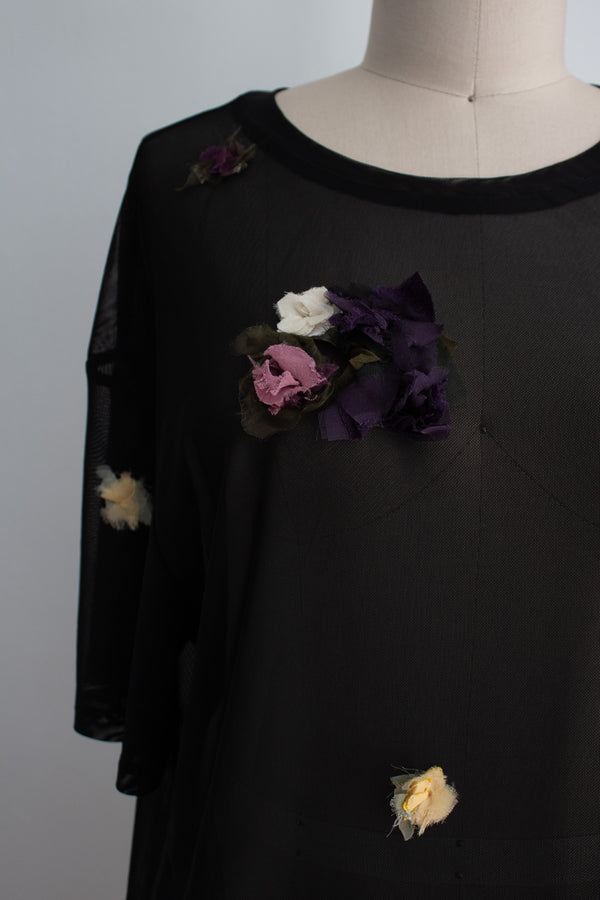 N° 71 crushed blooms dress - multi