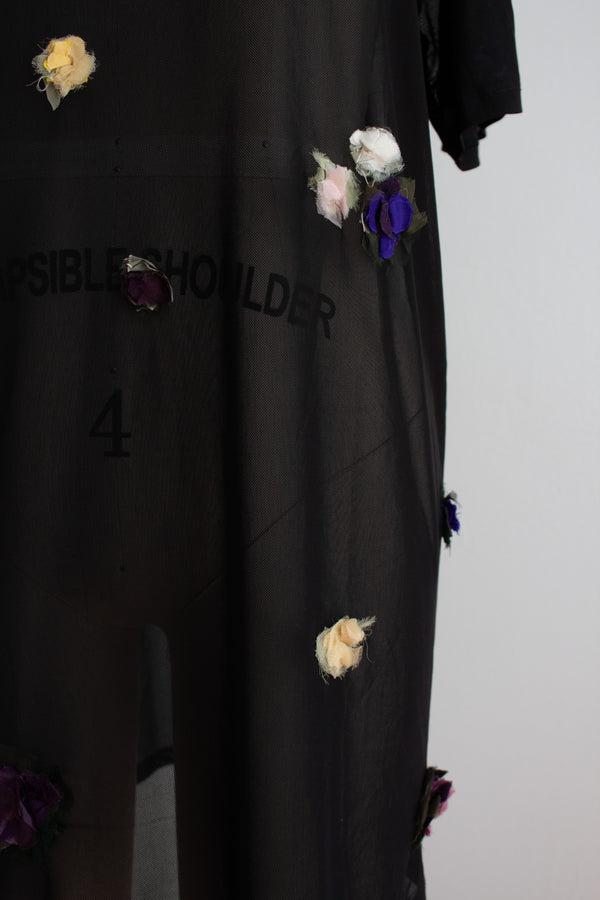 N° 71 crushed blooms dress - multi