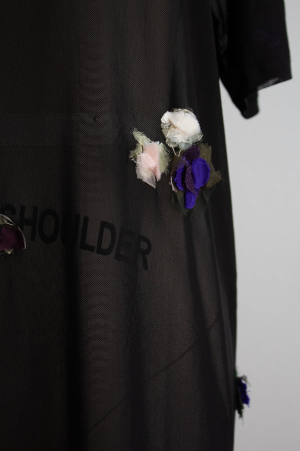 N° 71 crushed blooms dress - multi