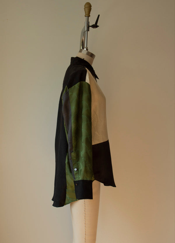 N° 101 koi haori kimono shirt - S