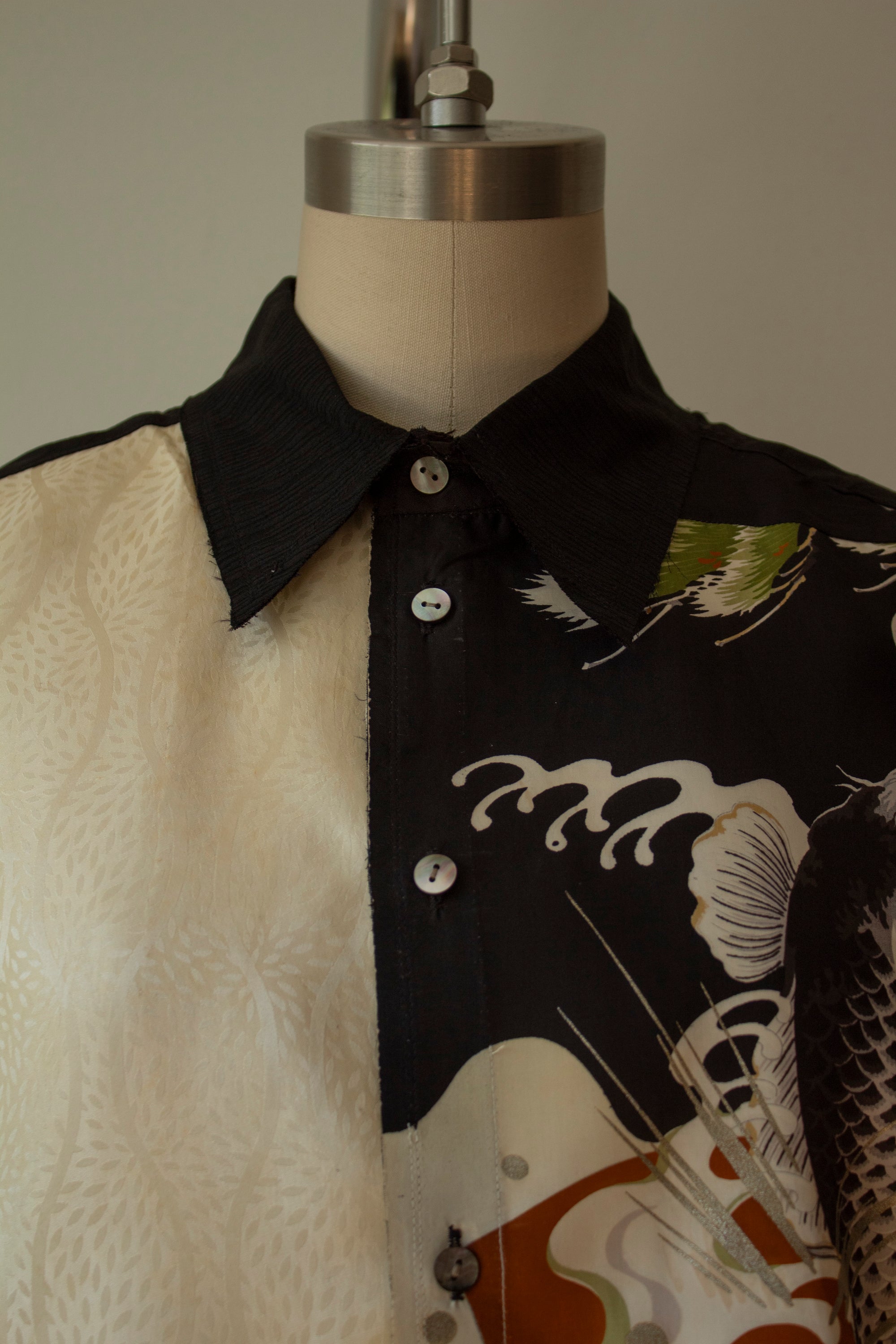 N° 101 koi haori kimono shirt - S