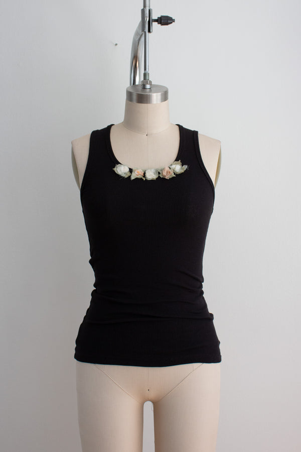 N° 354 womens fitted crushed blooms tank