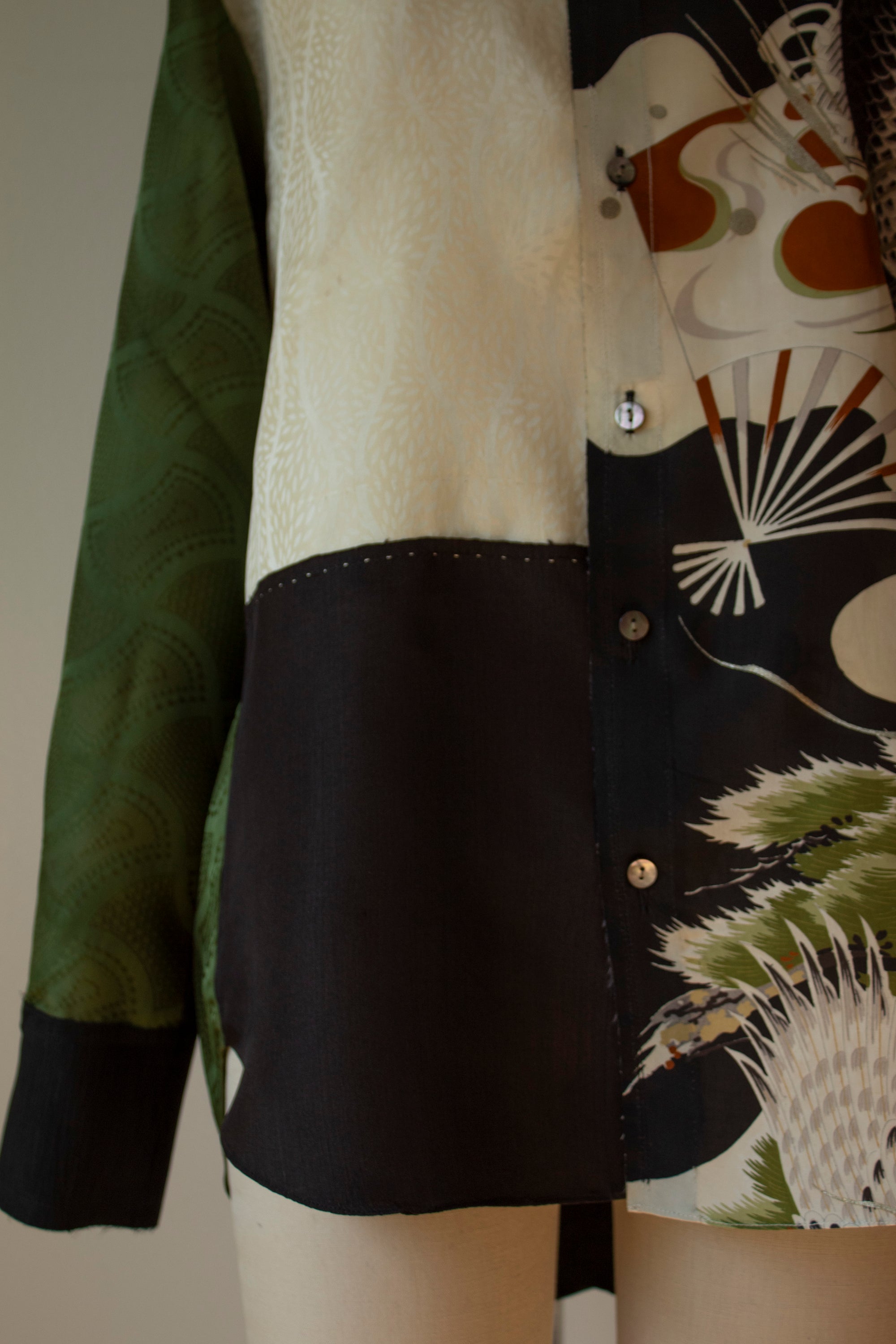 N° 101 koi haori kimono shirt - S