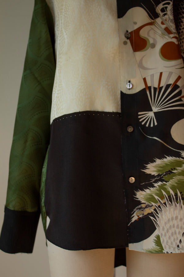 N° 101 koi haori kimono shirt - S