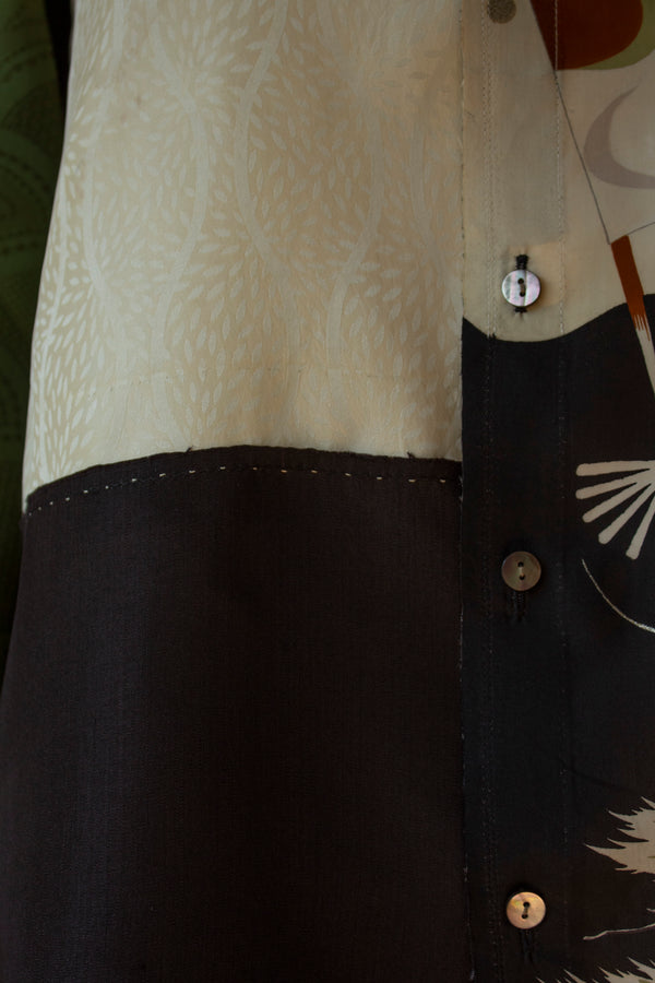 N° 101 koi haori kimono shirt - S