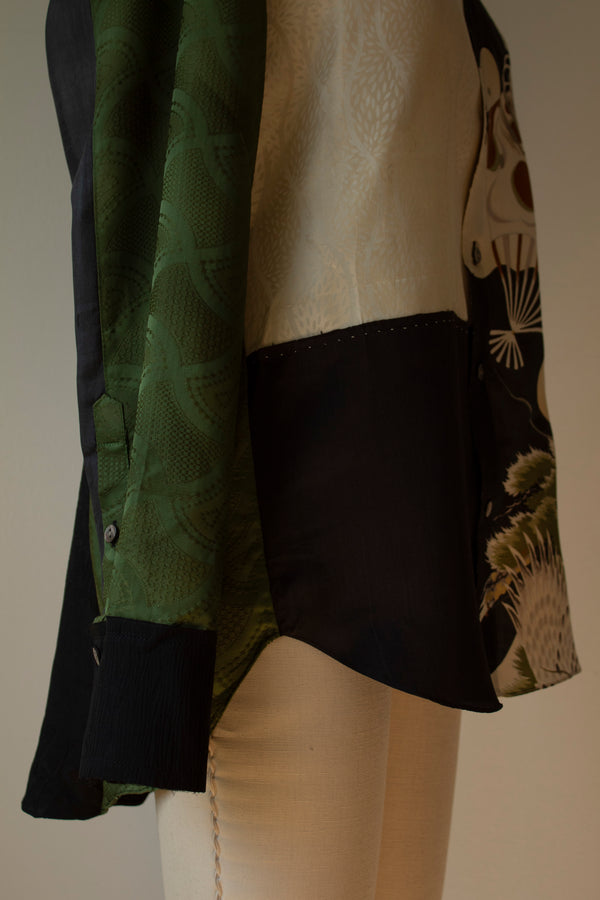 N° 101 koi haori kimono shirt - S