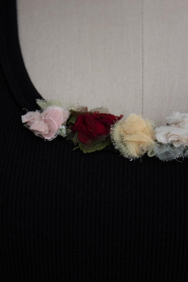 N° 354 unisex fitted crushed blooms tank