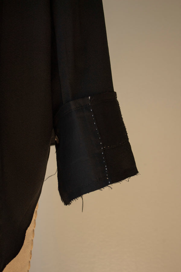 N° 225  hand-stitched maple kimono overshirt 5 -  S