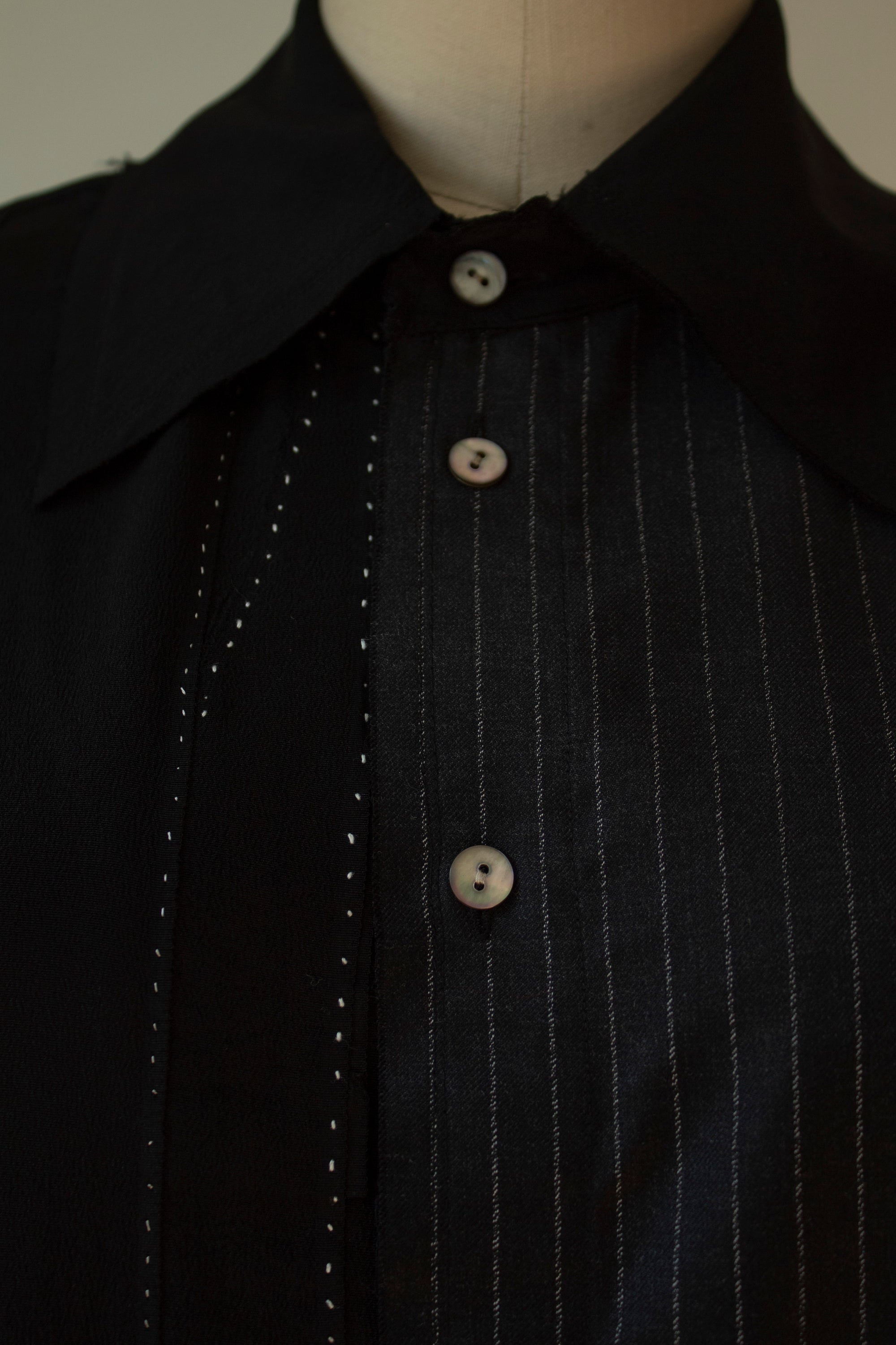 N° 225  hand-stitched maple kimono overshirt 5 -  S