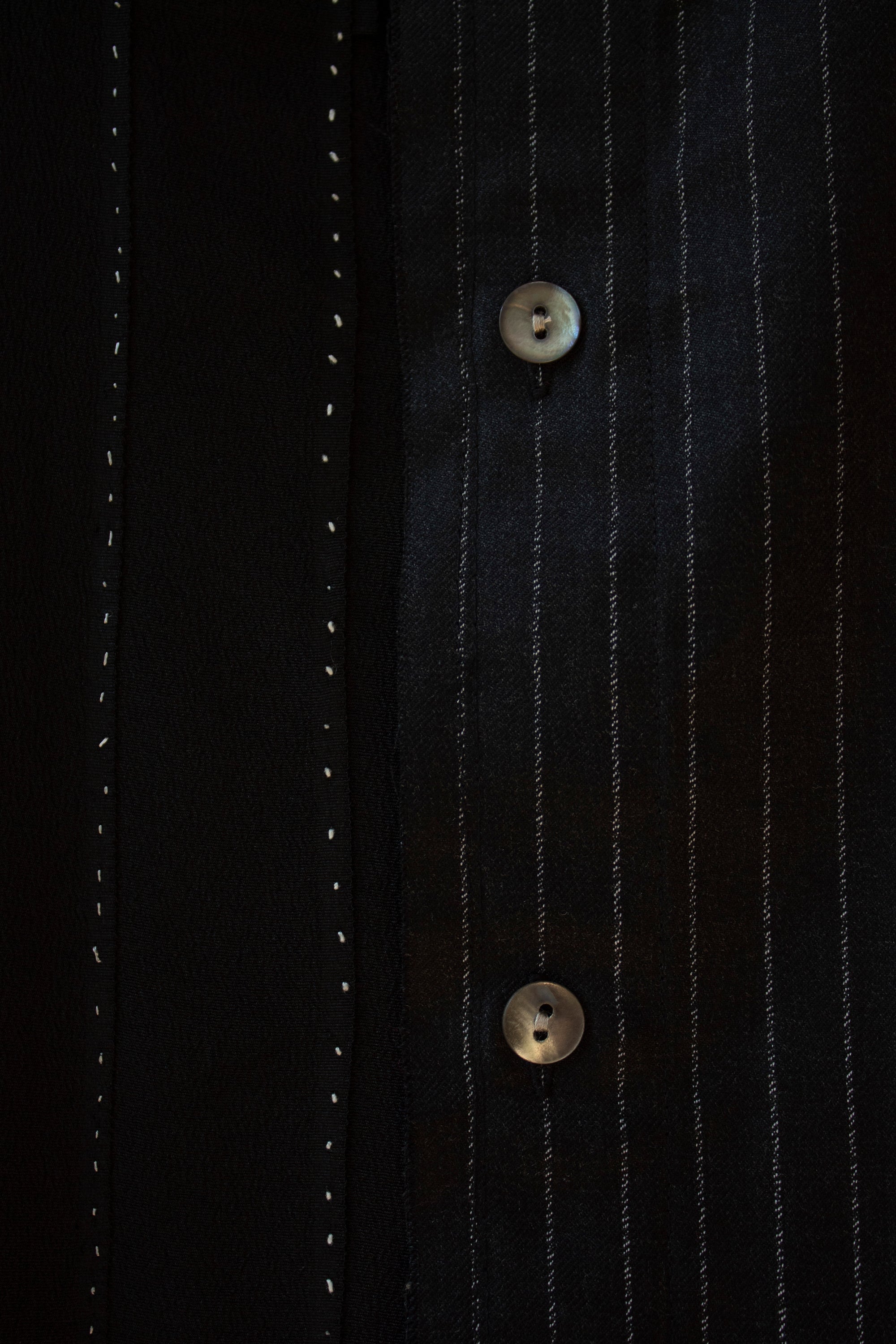 N° 225  hand-stitched maple kimono overshirt 5 -  S