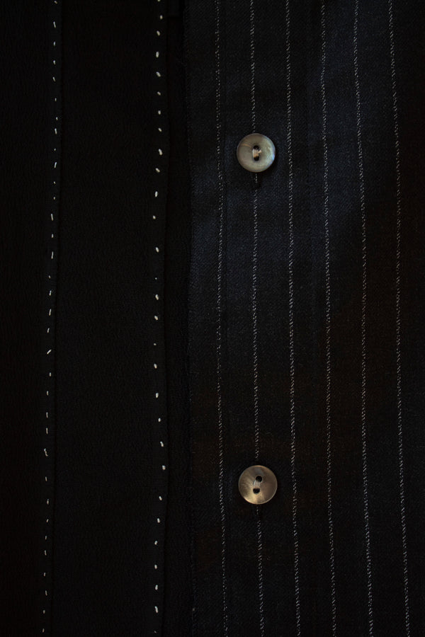 N° 225  hand-stitched maple kimono overshirt 5 -  S