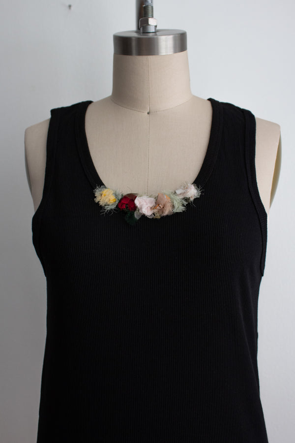 N° 354 unisex fitted crushed blooms tank - multi