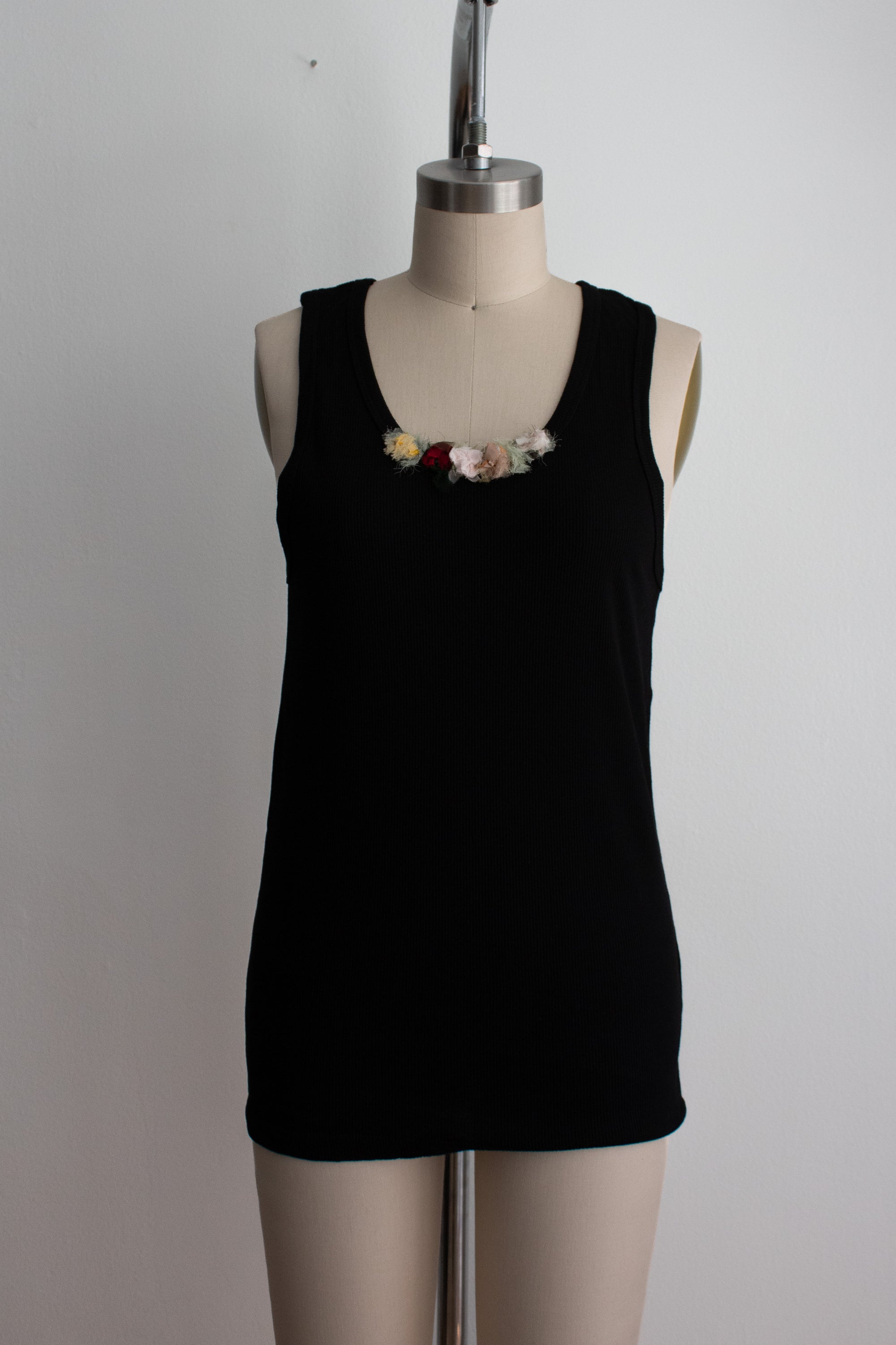N° 354 unisex fitted crushed blooms tank - multi