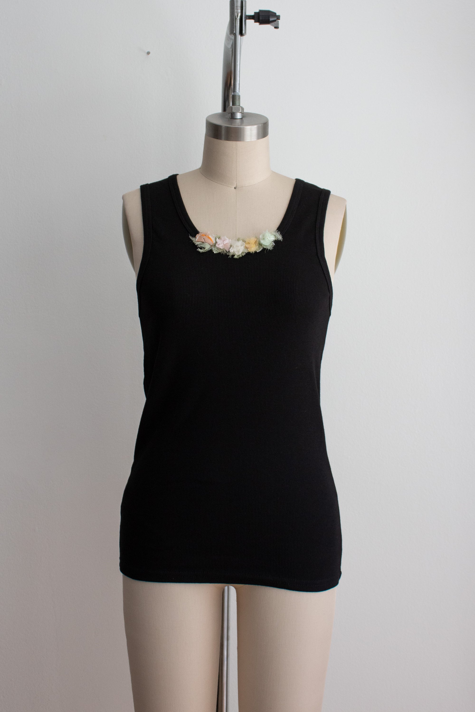 N° 354 unisex fitted crushed blooms tank - multi