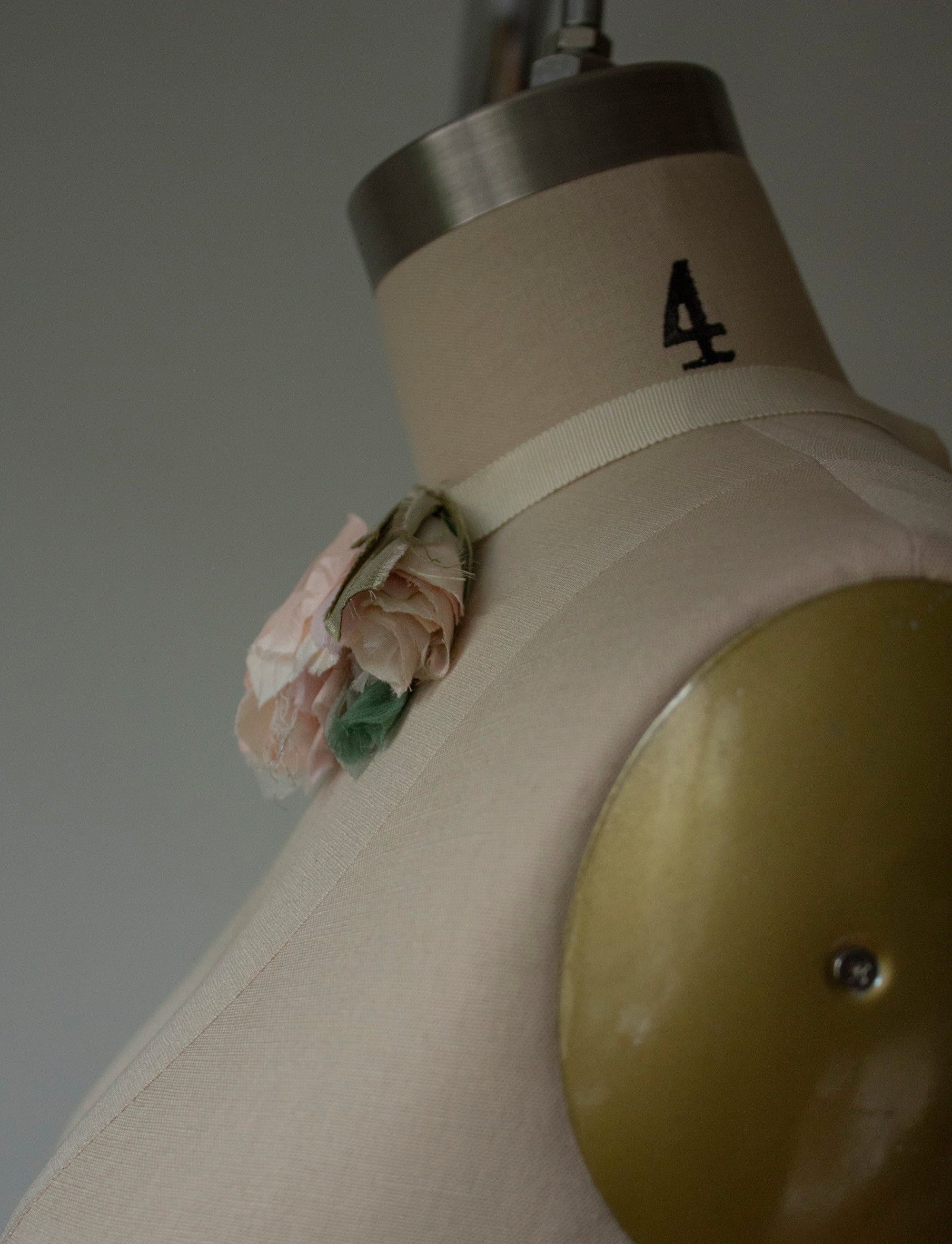 N° 44 crushed bloom choker - ame pink - M