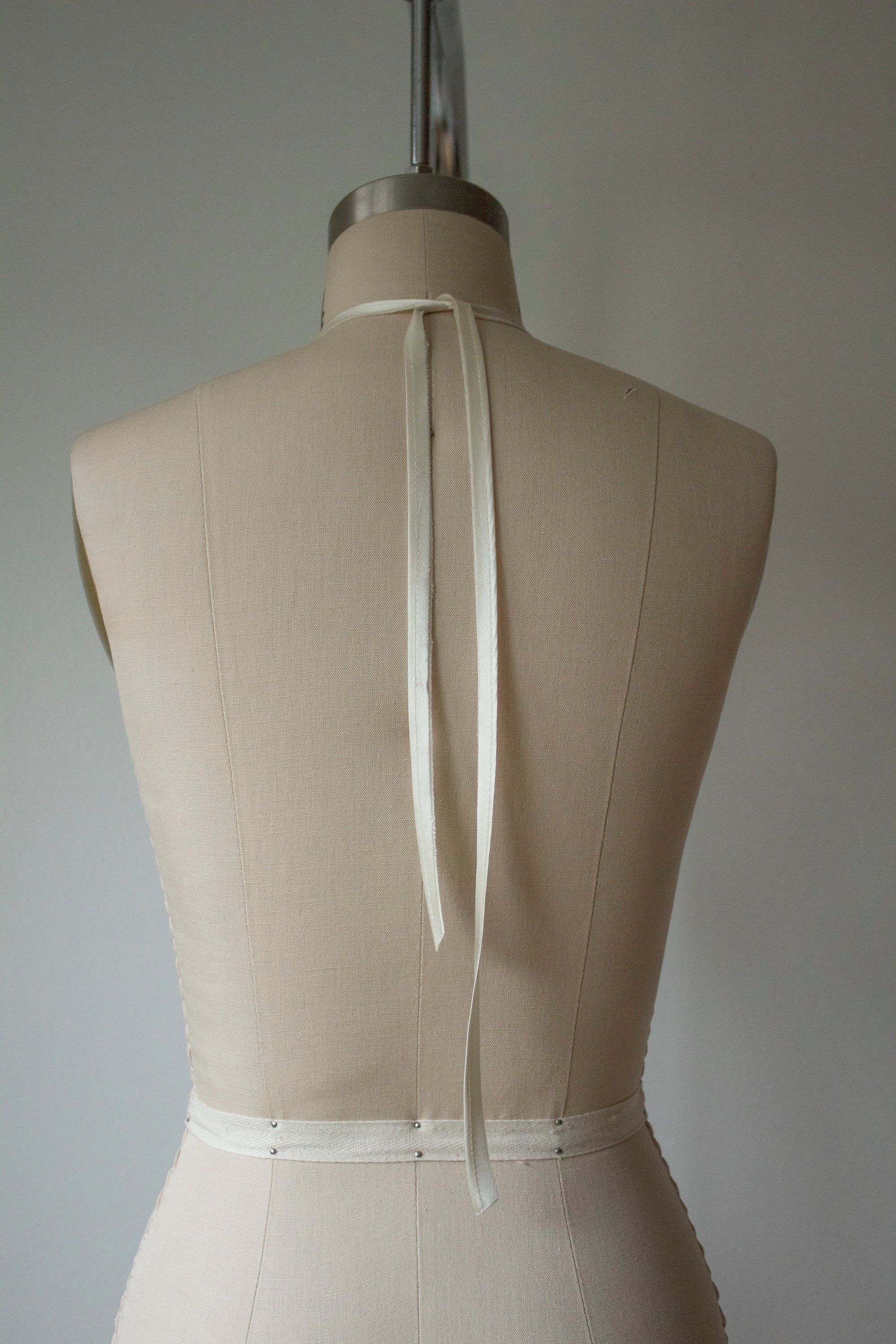 N° 44 crushed bloom choker - speckled tarako peach - M