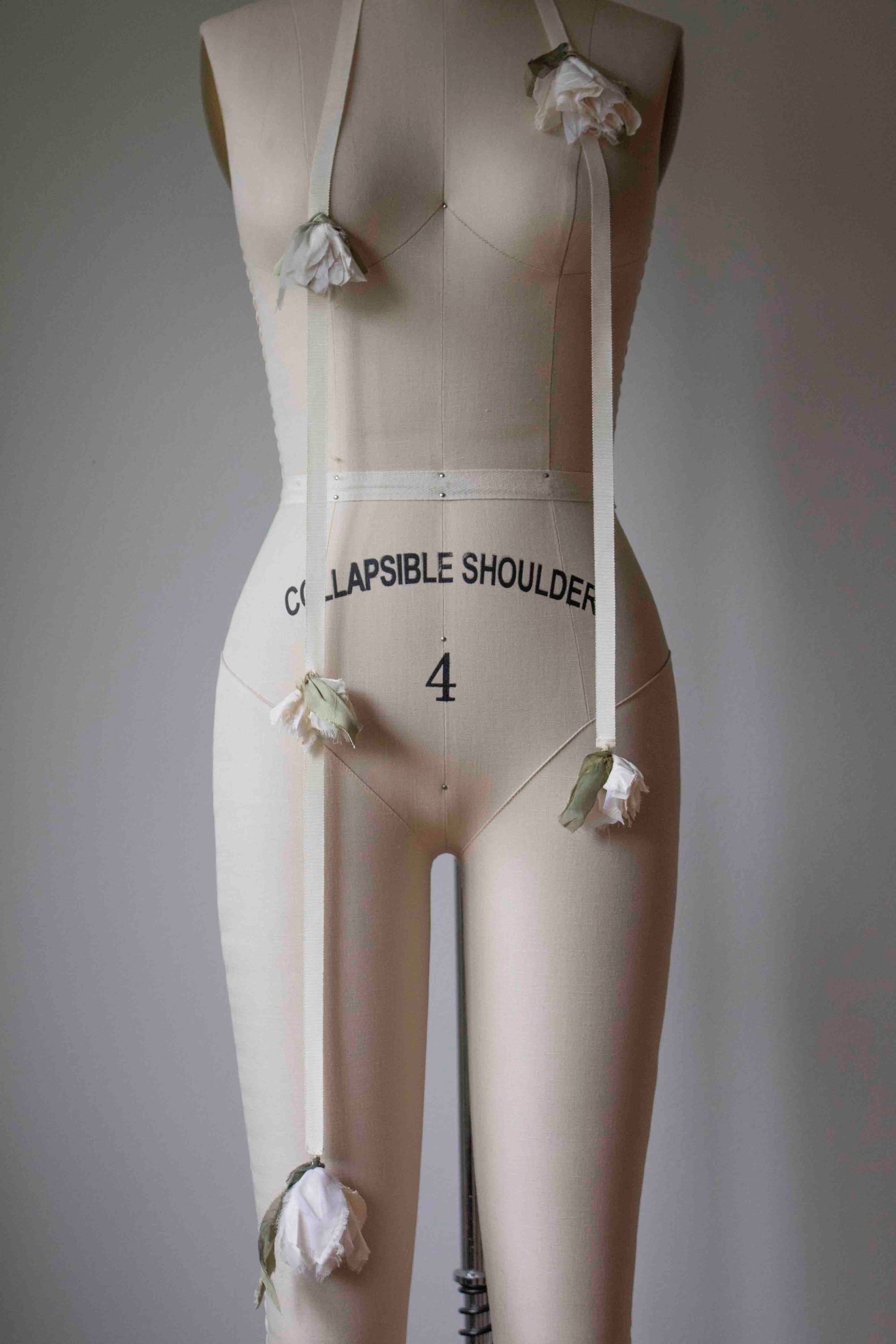 N° 155 falling flower accessory - ivory/cream -1