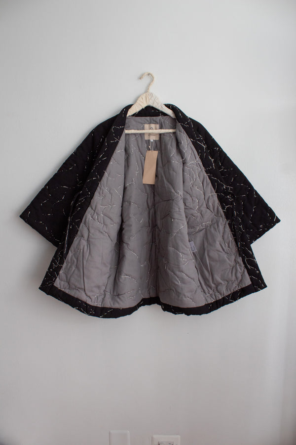 N° 114 constellation hanten - dense stitching -  sumi black