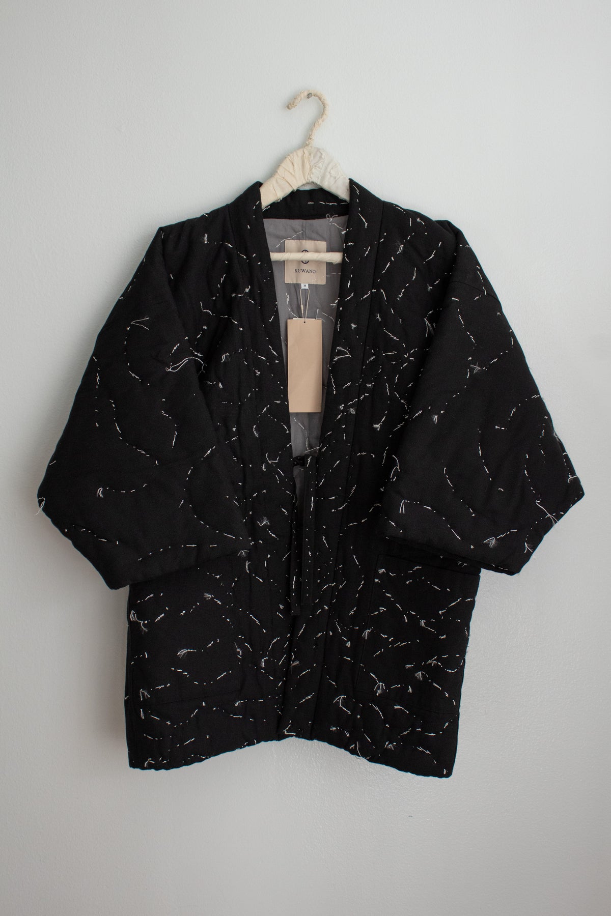 N° 114 constellation hanten - dense stitching -  sumi black